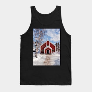 Little Church in the Snow Tank Top